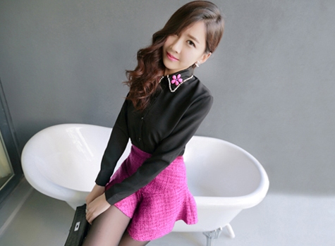 BM71251 STYLISH TOP BLACK