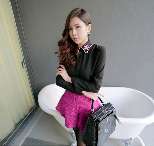 BM71251 STYLISH TOP BLACK