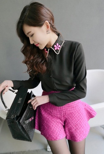 BM71251 STYLISH TOP BLACK