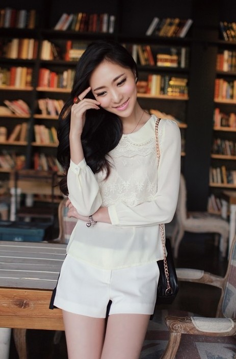 BM71260 CASUAL STYLISH TOP WHITE