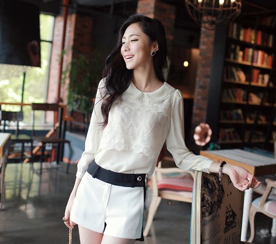 BM71260 CASUAL STYLISH TOP WHITE