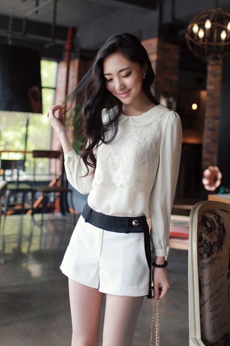 BM71260 CASUAL STYLISH TOP WHITE