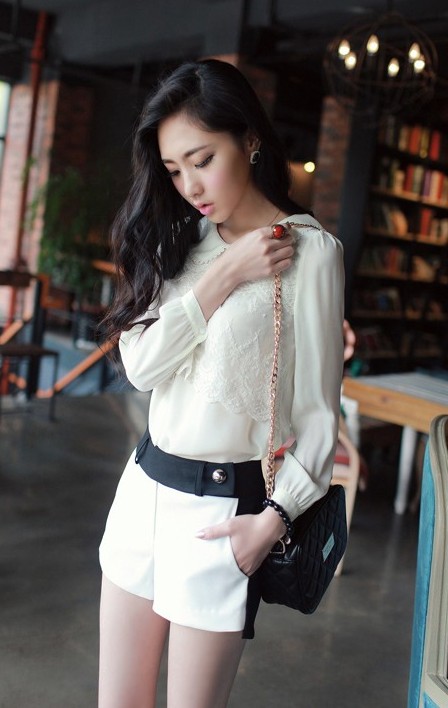 BM71260 CASUAL STYLISH TOP WHITE