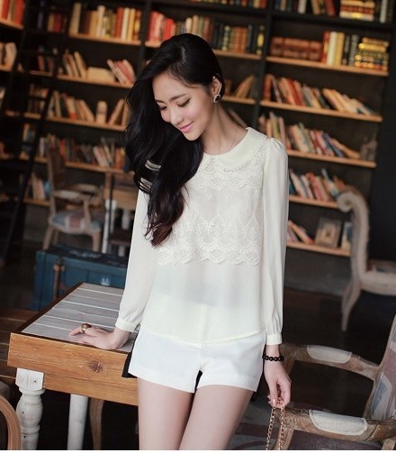 BM71260 CASUAL STYLISH TOP WHITE