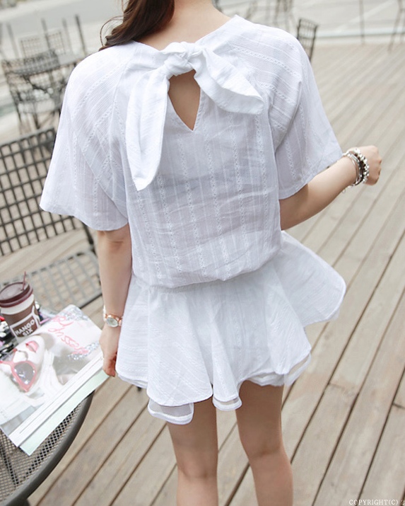 BM71271 TRENDY DESIGN TOP WHITE