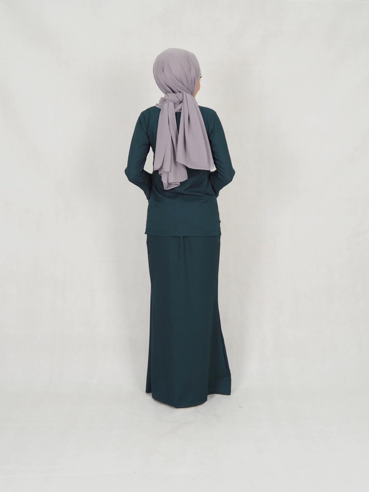 SW5208 PEARL KURUNG SET EMERALD GREEN