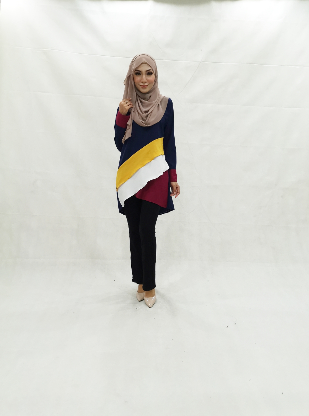 SW5210 WOMEN'S TOP STRIPE