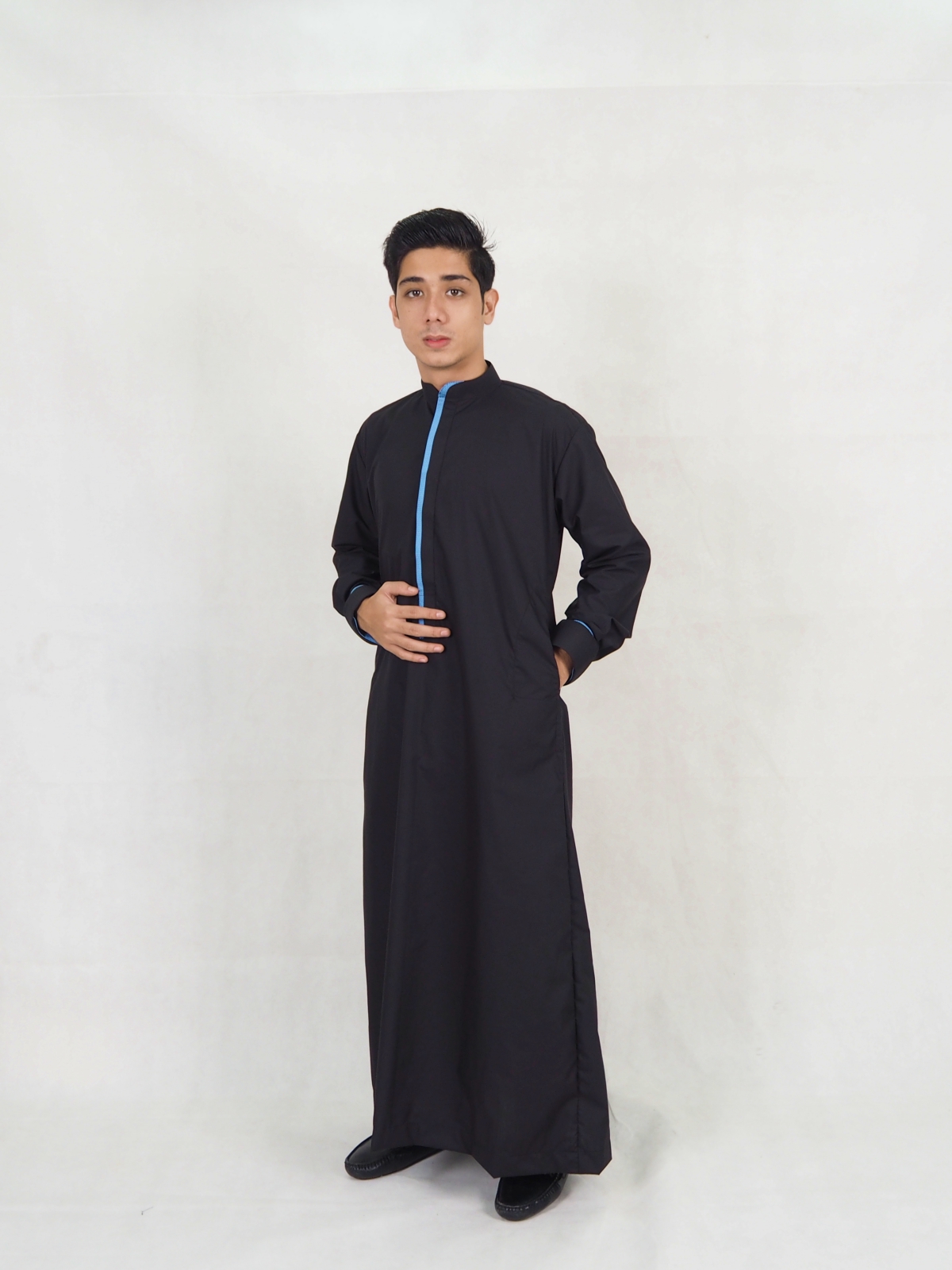 SW5220 MENS FASHION JUBAH BLACK