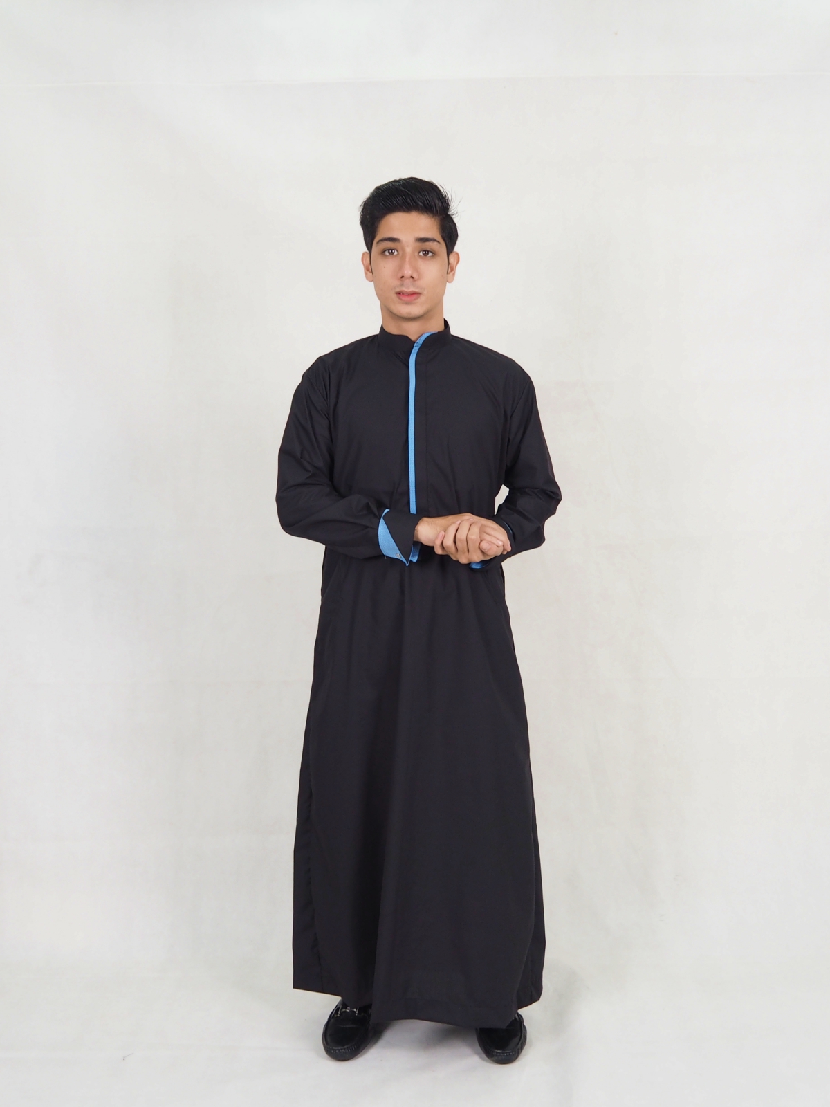 SW5220 MENS FASHION JUBAH BLACK