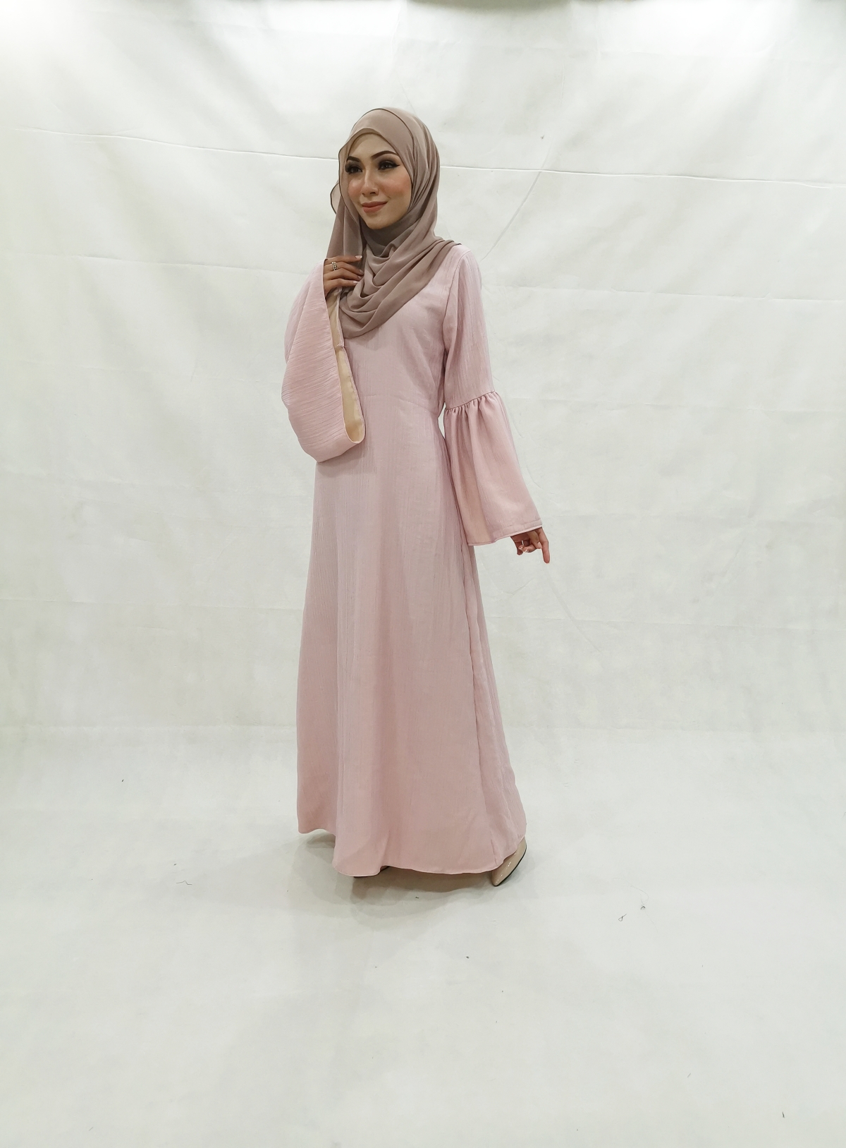 SW5225 BASIC PLAIN JUBAH PURPLE