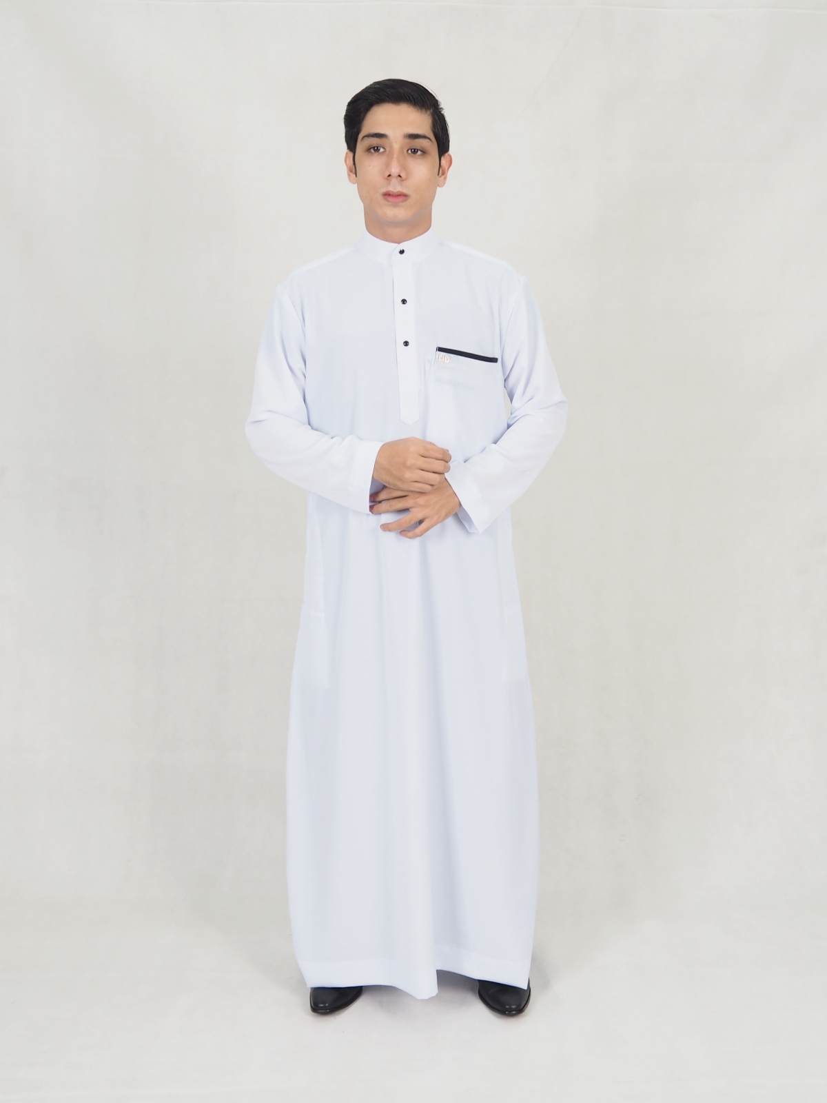 SW5243 MEN'S PLAIN JUBAH WHITE
