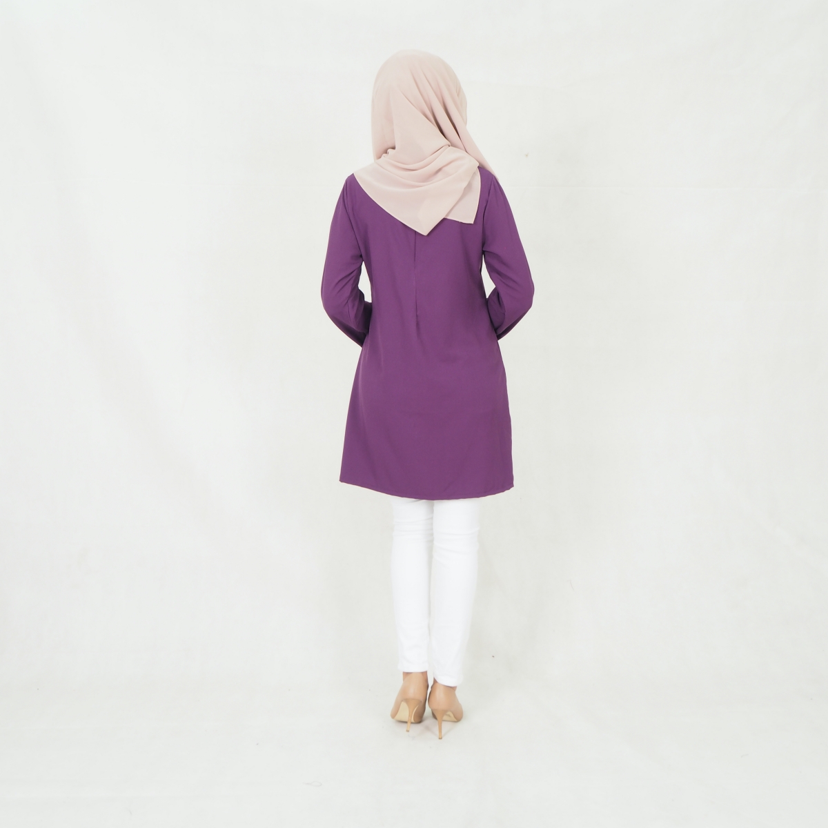 SW5298 AISYA WOMEN'S BLOUSE PURPLE