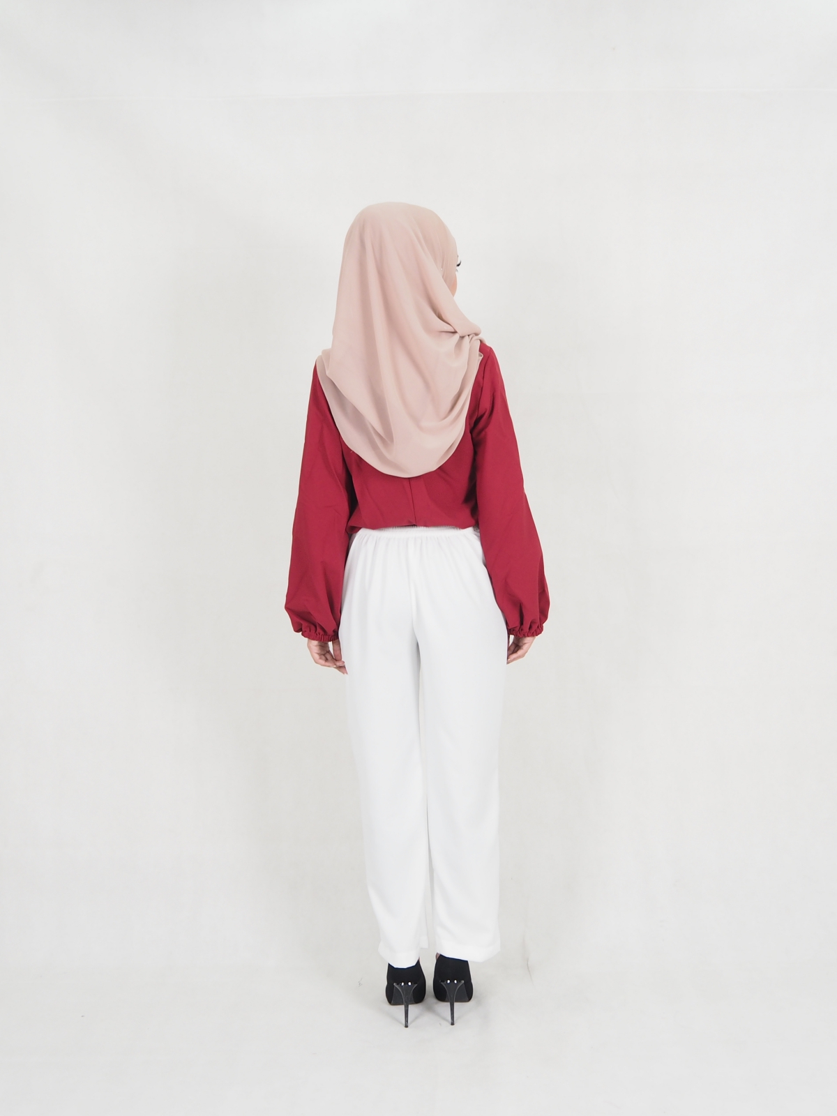 SW5324 WOMEN'S FASHION PANTS WHITE