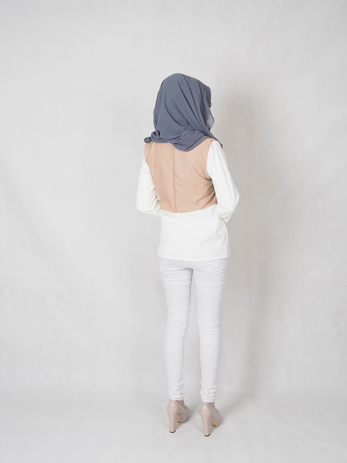 SW5335 MUSLIMAH BLOUSE BROWN