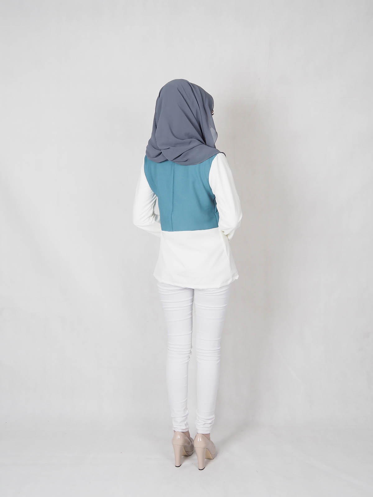SW5335 MUSLIMAH BLOUSE GREEN