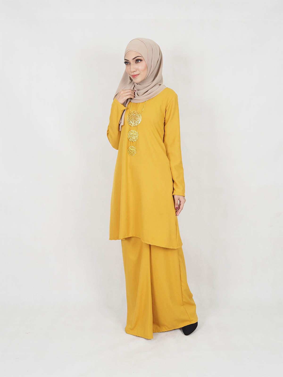 SW5346 MODERN KURUNG PAHANG MUSTARD