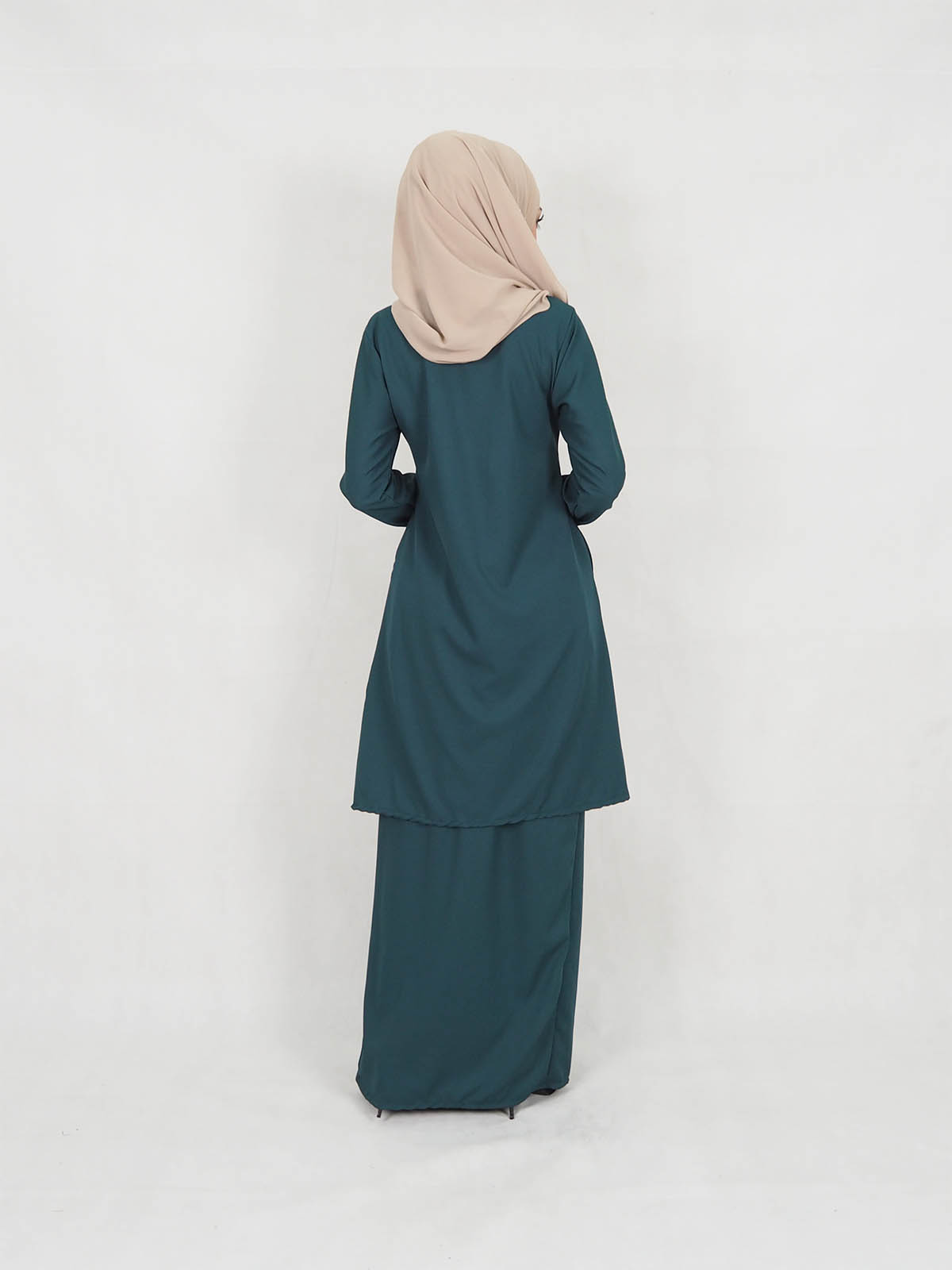 SW5346 MODERN KURUNG PAHANG EMERALD GREEN
