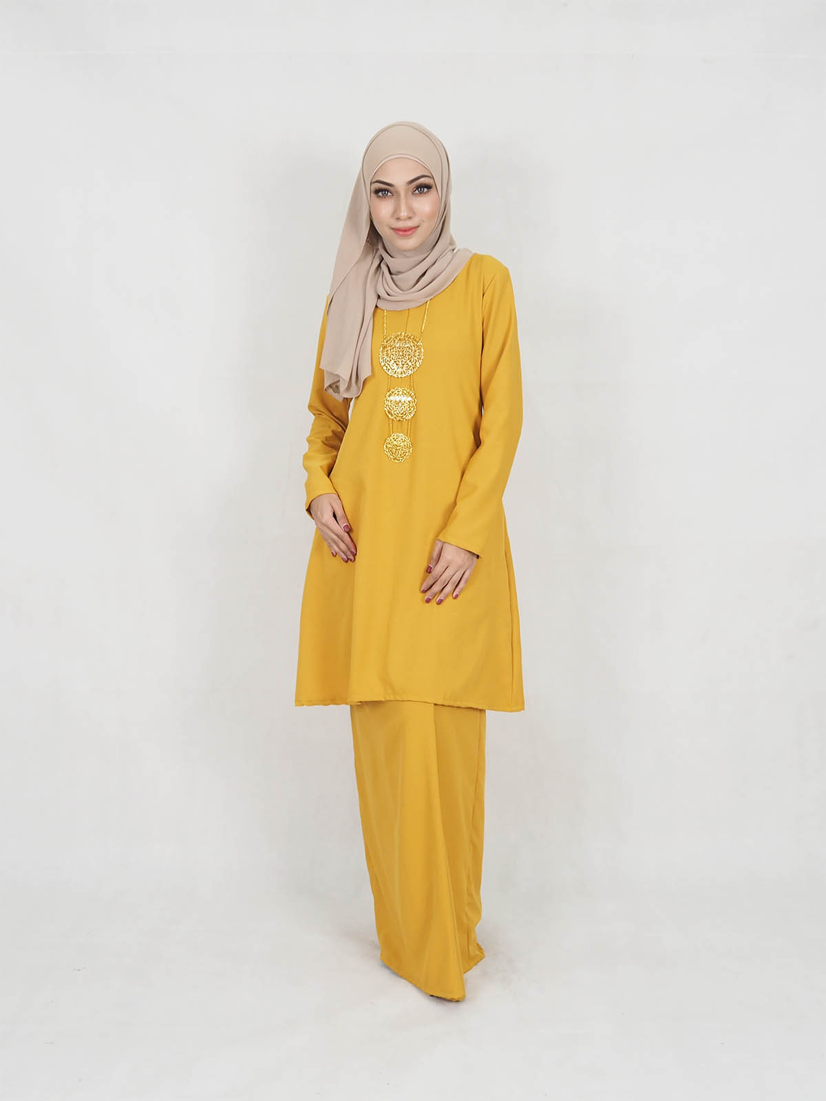 SW5346 MODERN KURUNG PAHANG MUSTARD