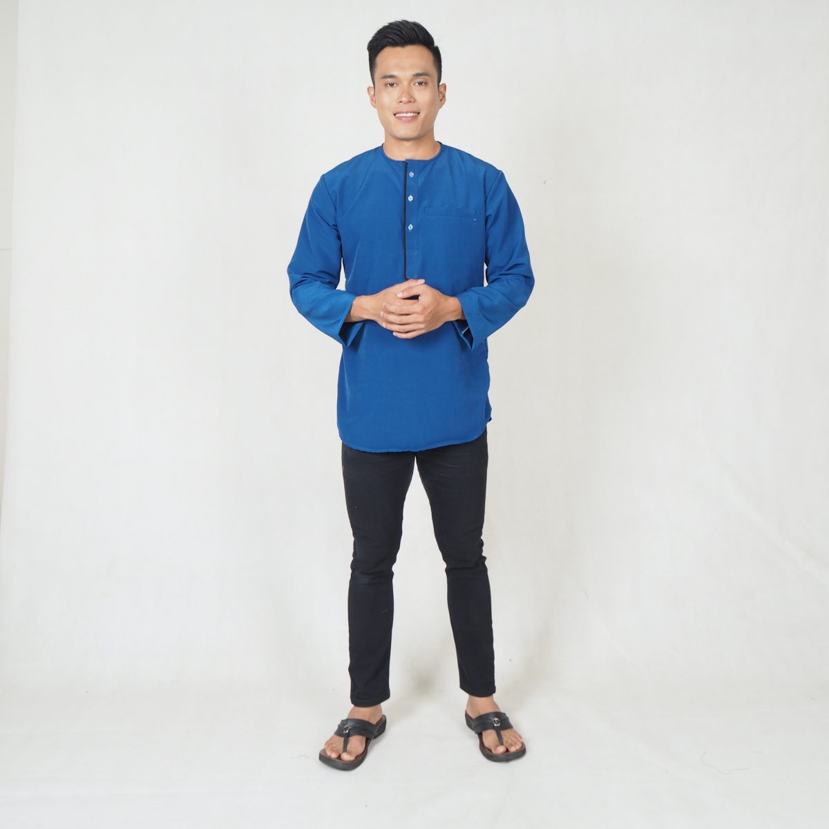 SW5217 SLIM FIT MEN KURTA ROYAL BLUE