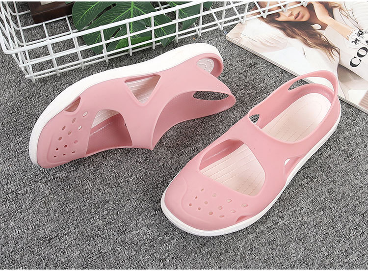 QA-773 SLIP ON FLAT SANDAL PINK