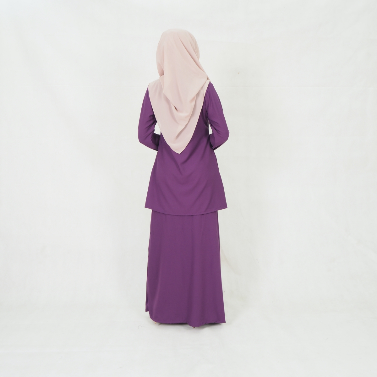 SW5201 MODERN PLAIN KURUNG PINK