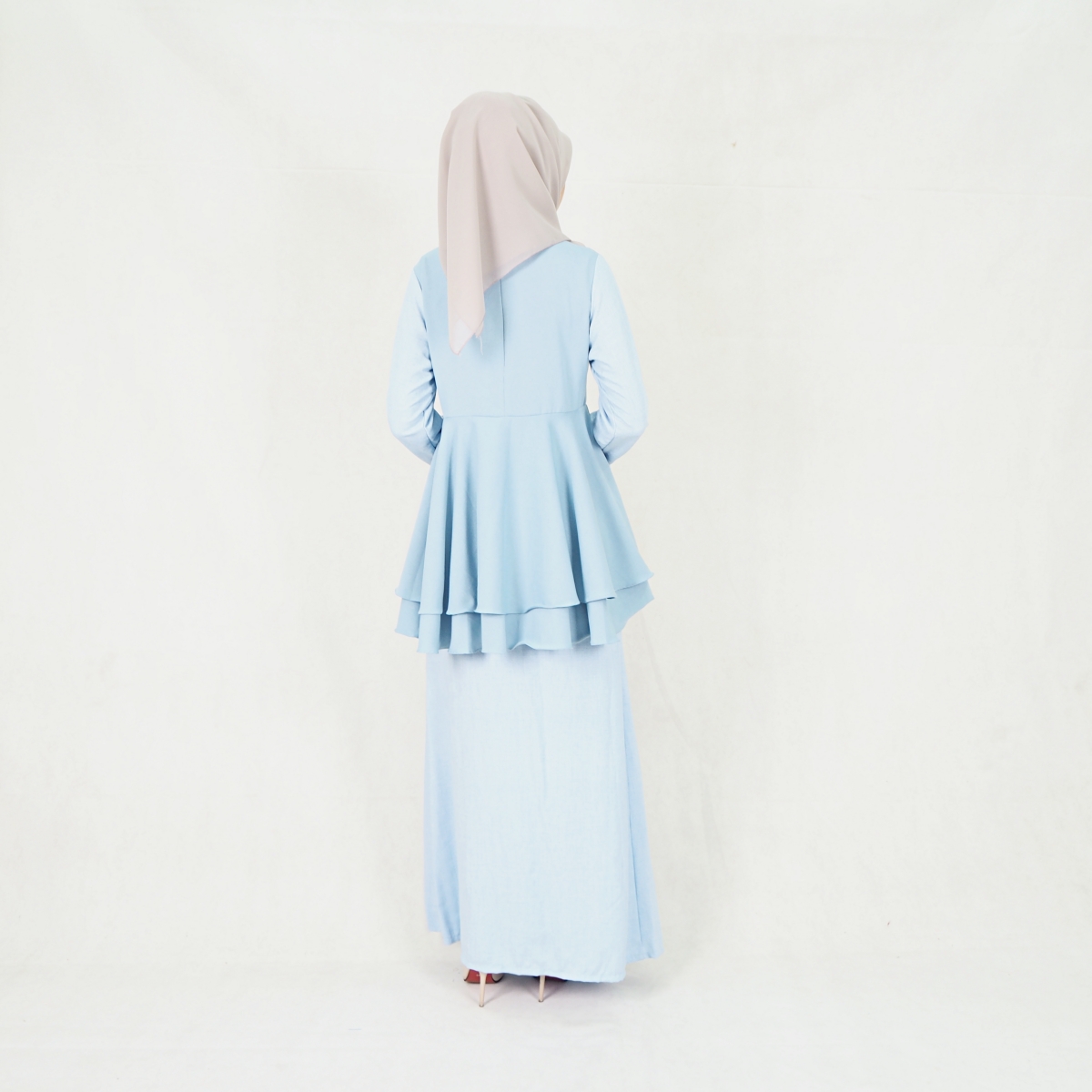 SW5204 BAJU KURUNG SET BLUE