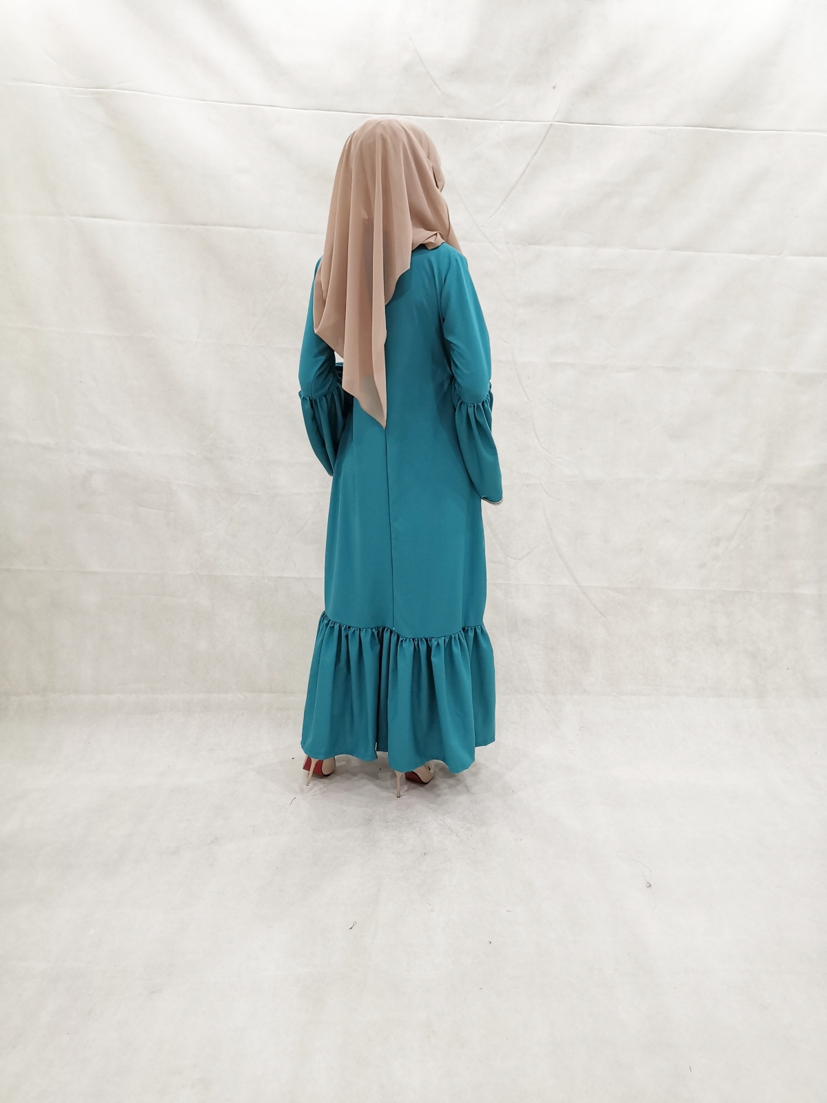 SW5206 MODERN WOMEN'S JUBAH DARK GREEN