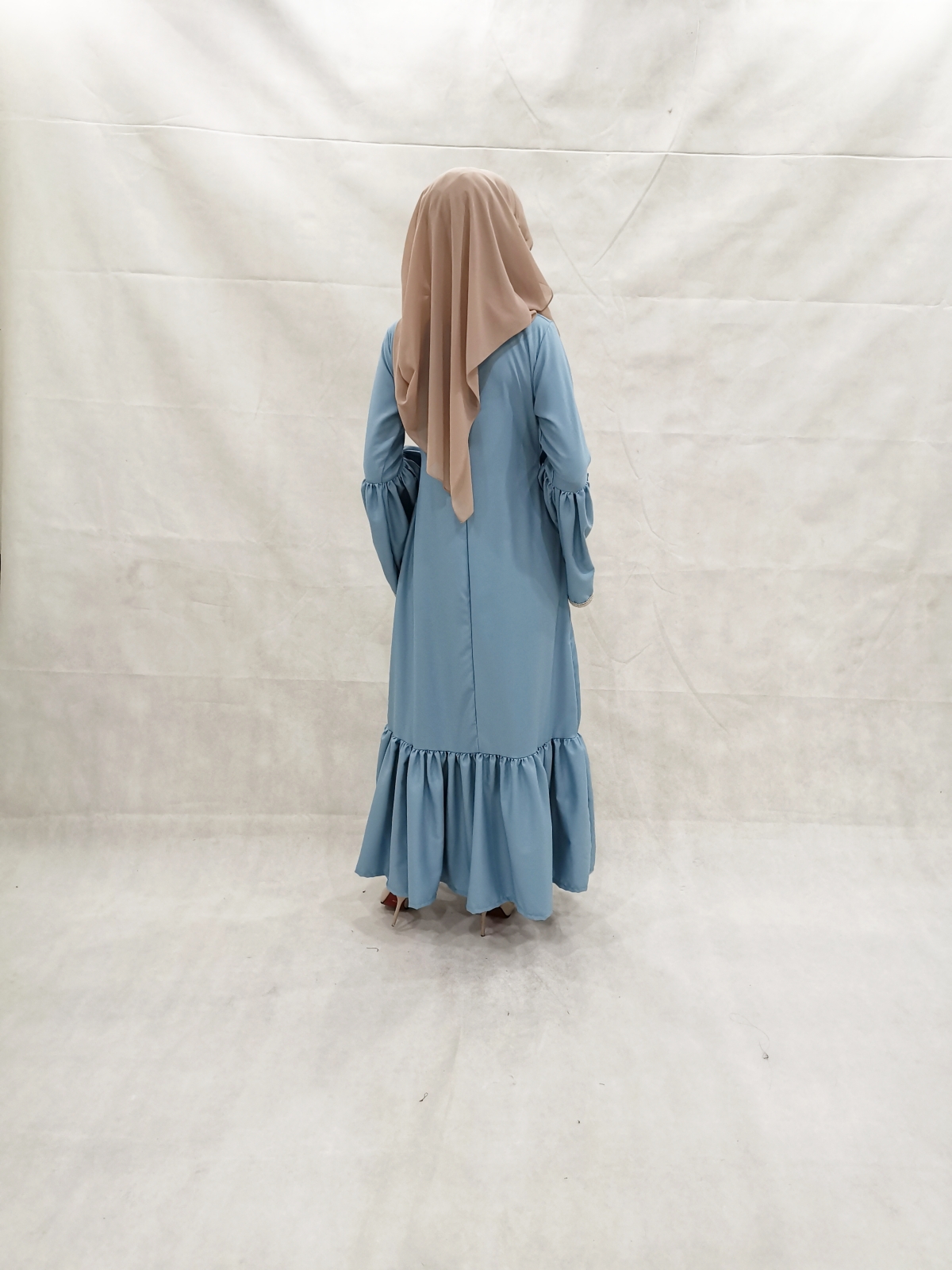 SW5206 MODERN WOMEN'S JUBAH LIGHT BLUE