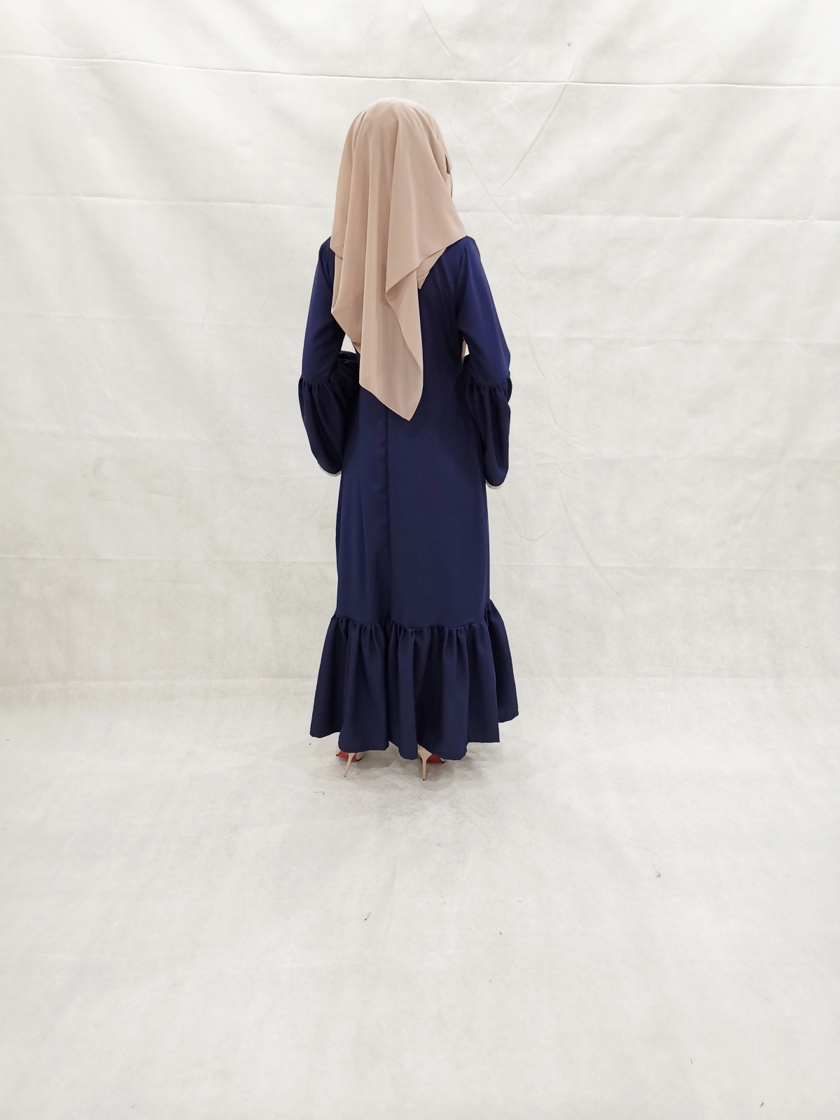 SW5206 MODERN WOMEN'S JUBAH NAVY BLUE