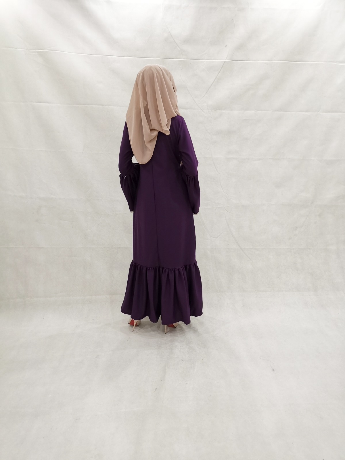 SW5206 MODERN WOMEN'S JUBAH PURPLE