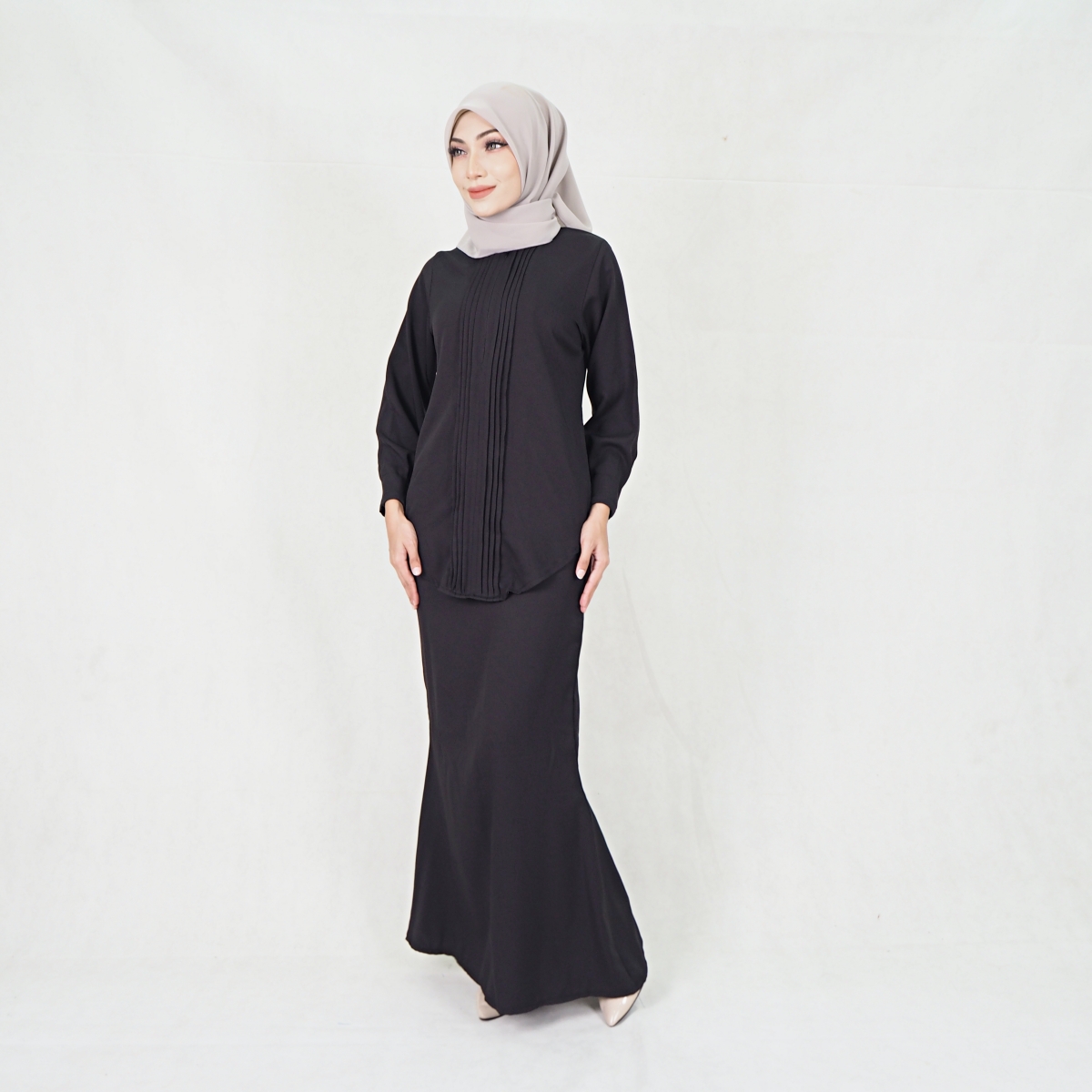 SW5215 WOMEN'S KURUNG SET BLACK