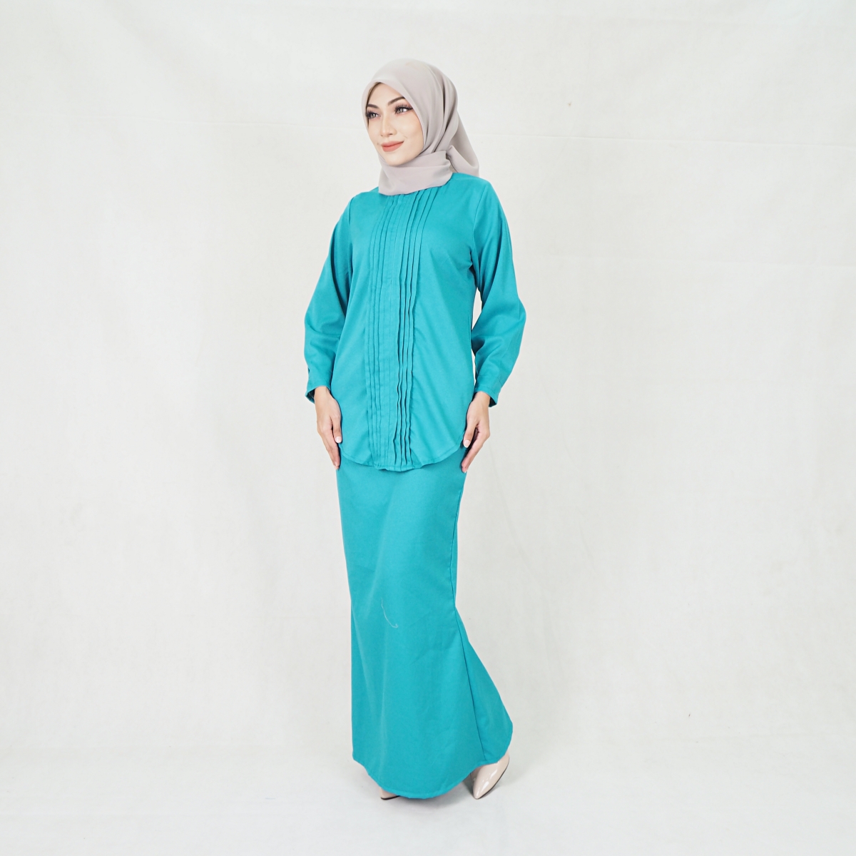 SW5215 WOMEN'S KURUNG SET GREEN
