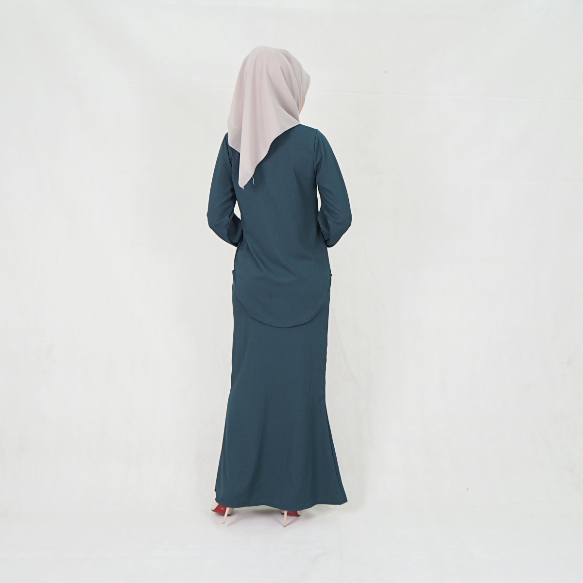 SW5215 WOMEN'S KURUNG SET EMERALD GREEN
