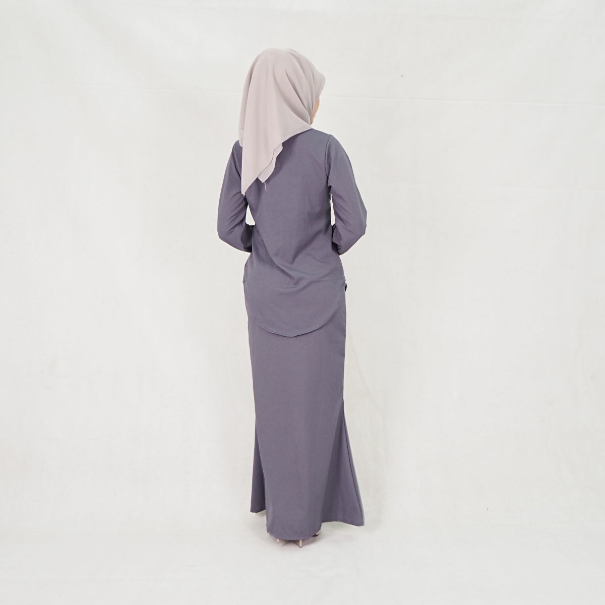 SW5215 WOMEN'S KURUNG SET GREY