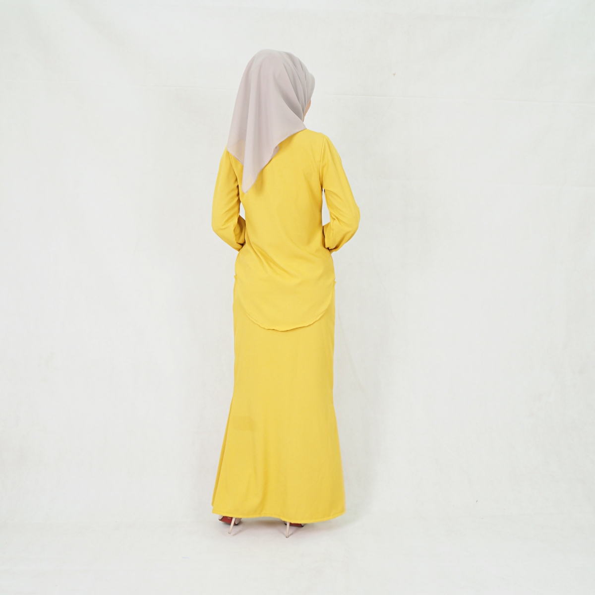SW5215 WOMEN'S KURUNG SET MUSTARD