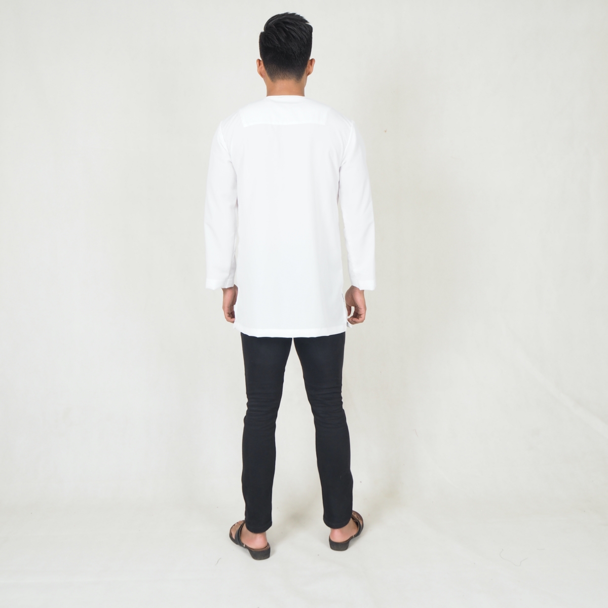 SW5216 MEN FASHION KURTA WHITE