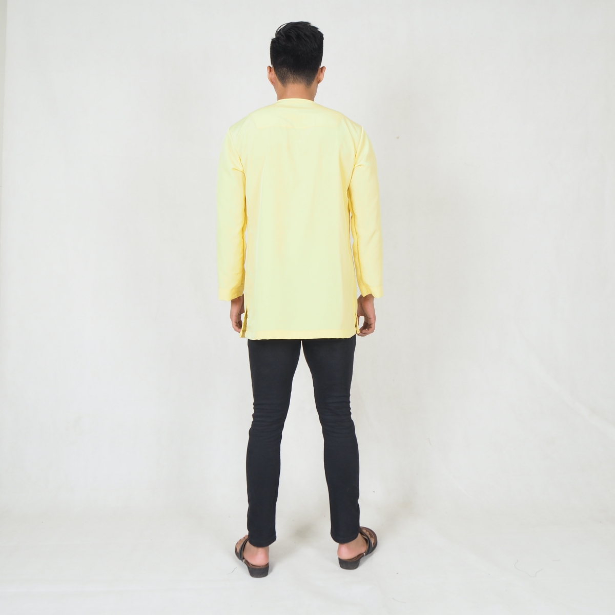 SW5216 MEN FASHION KURTA YELLOW