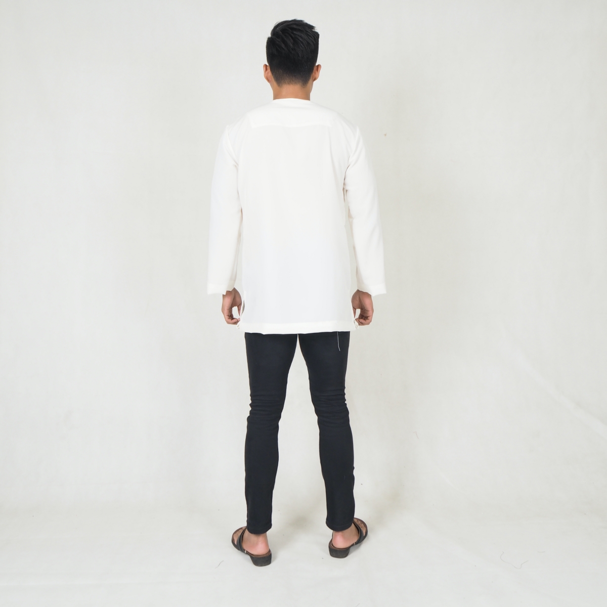SW5216 MEN FASHION KURTA CREAM
