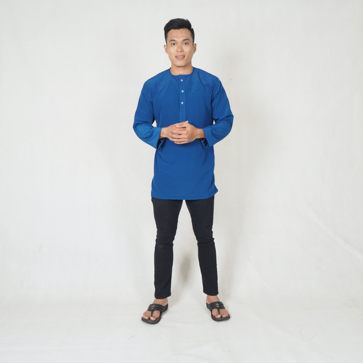 SW5216 MEN FASHION KURTA ROYAL BLUE