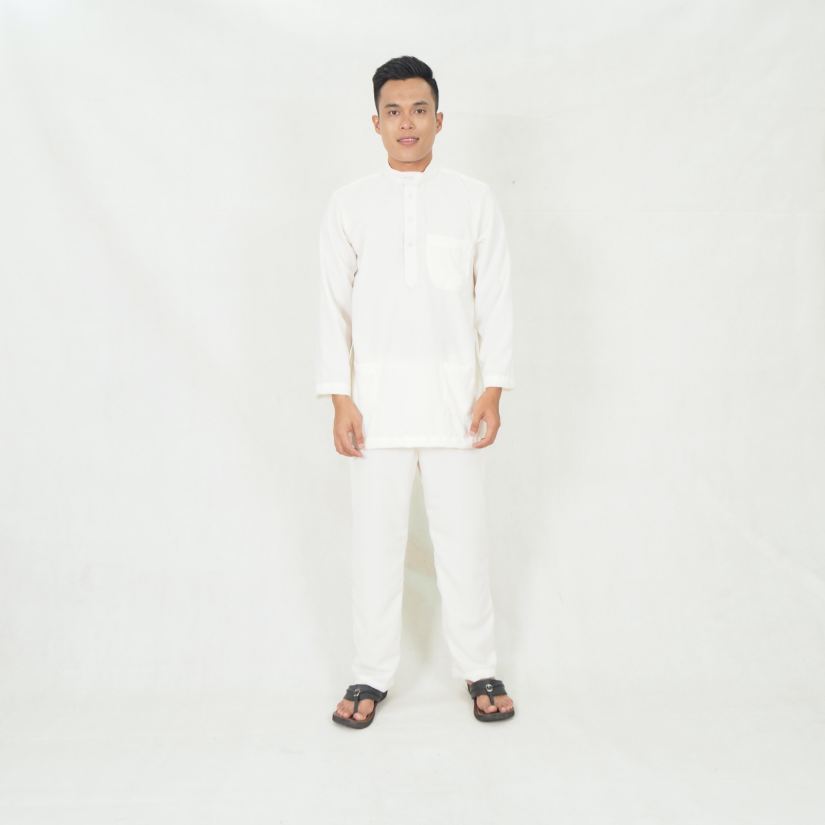 SW5218 MEN BAJU MELAYU SET CREAM