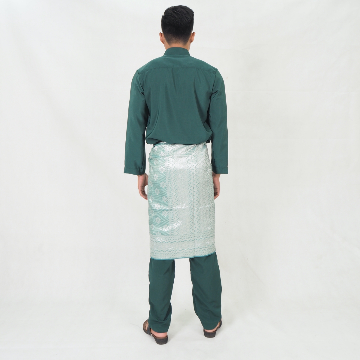 SW5218 MEN BAJU MELAYU SET EMERALD GREEN
