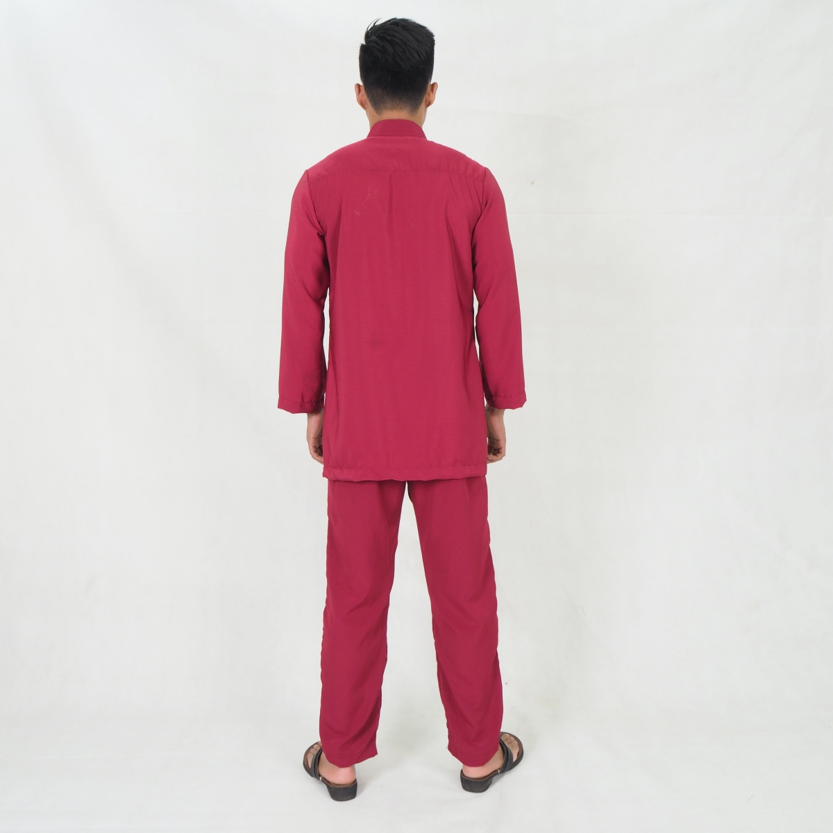 SW5218 MEN BAJU MELAYU SET MAROON