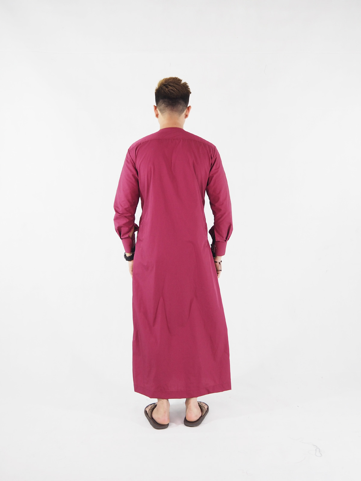 SW5221 STYLISH MEN JUBAH MAROON