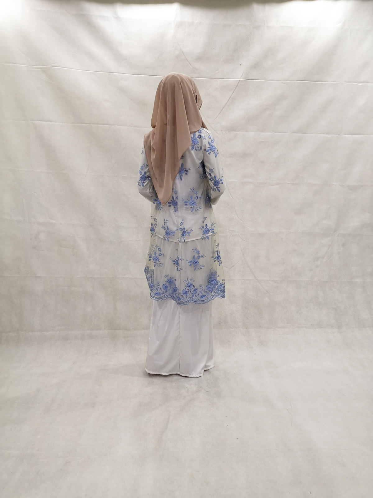 SW5233 SWEET LACE BAJU KURUNG WHITE