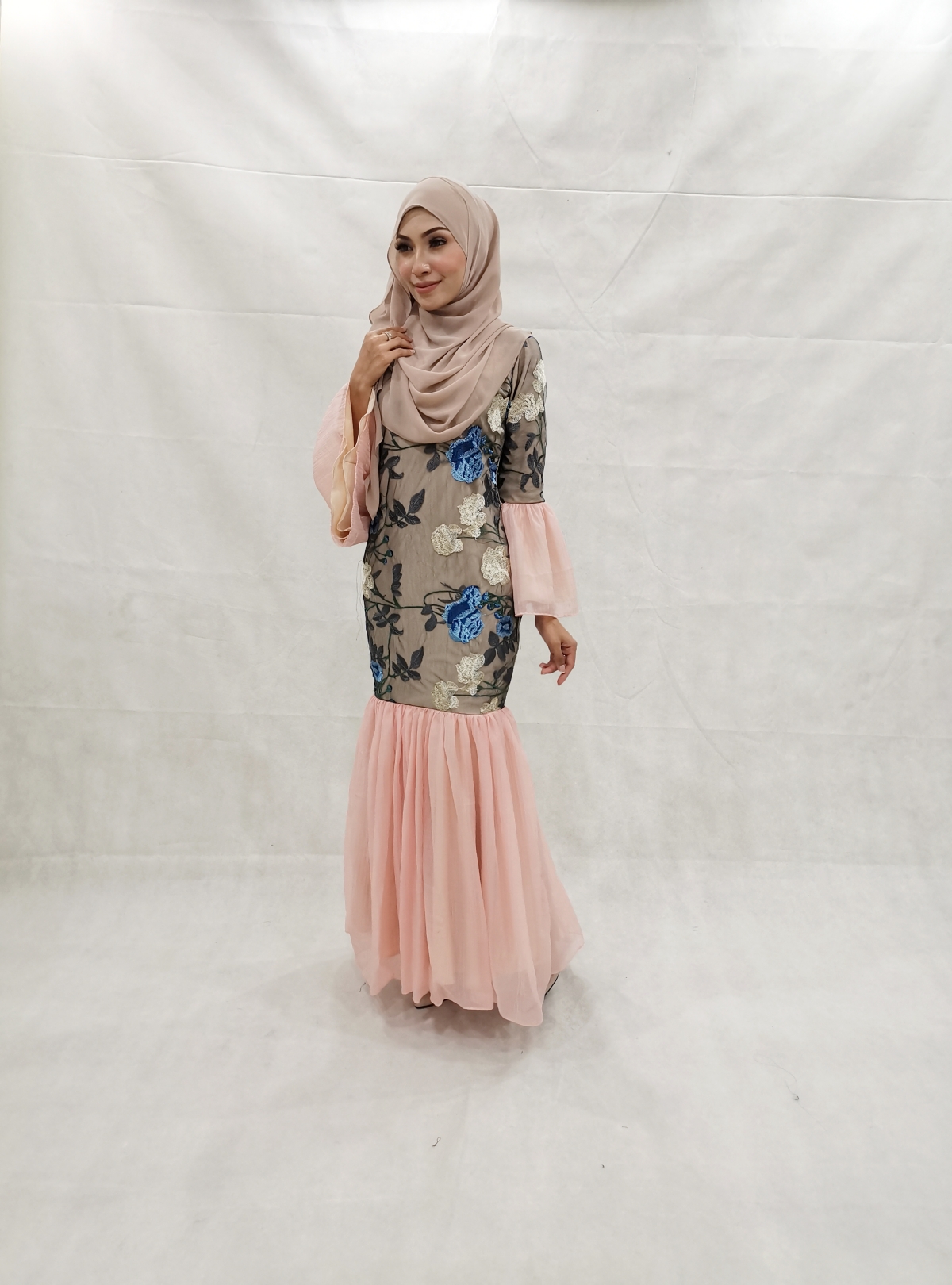 SW5236 ELEGENT WOMEN'S DRESS PINK