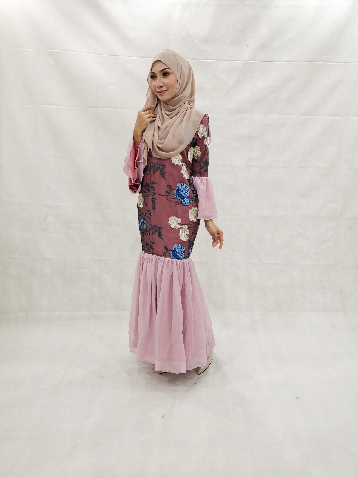 SW5236 ELEGENT WOMEN'S DRESS PURPLE