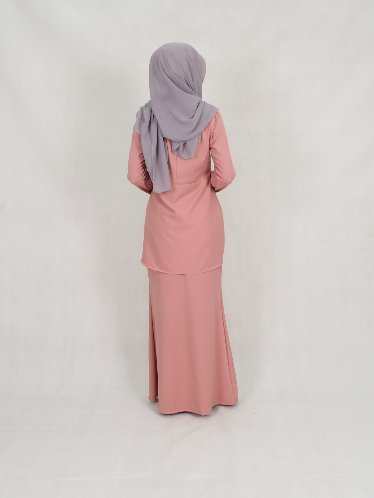 SW5239 BASIC MODERN KURUNG DUSTY PINK