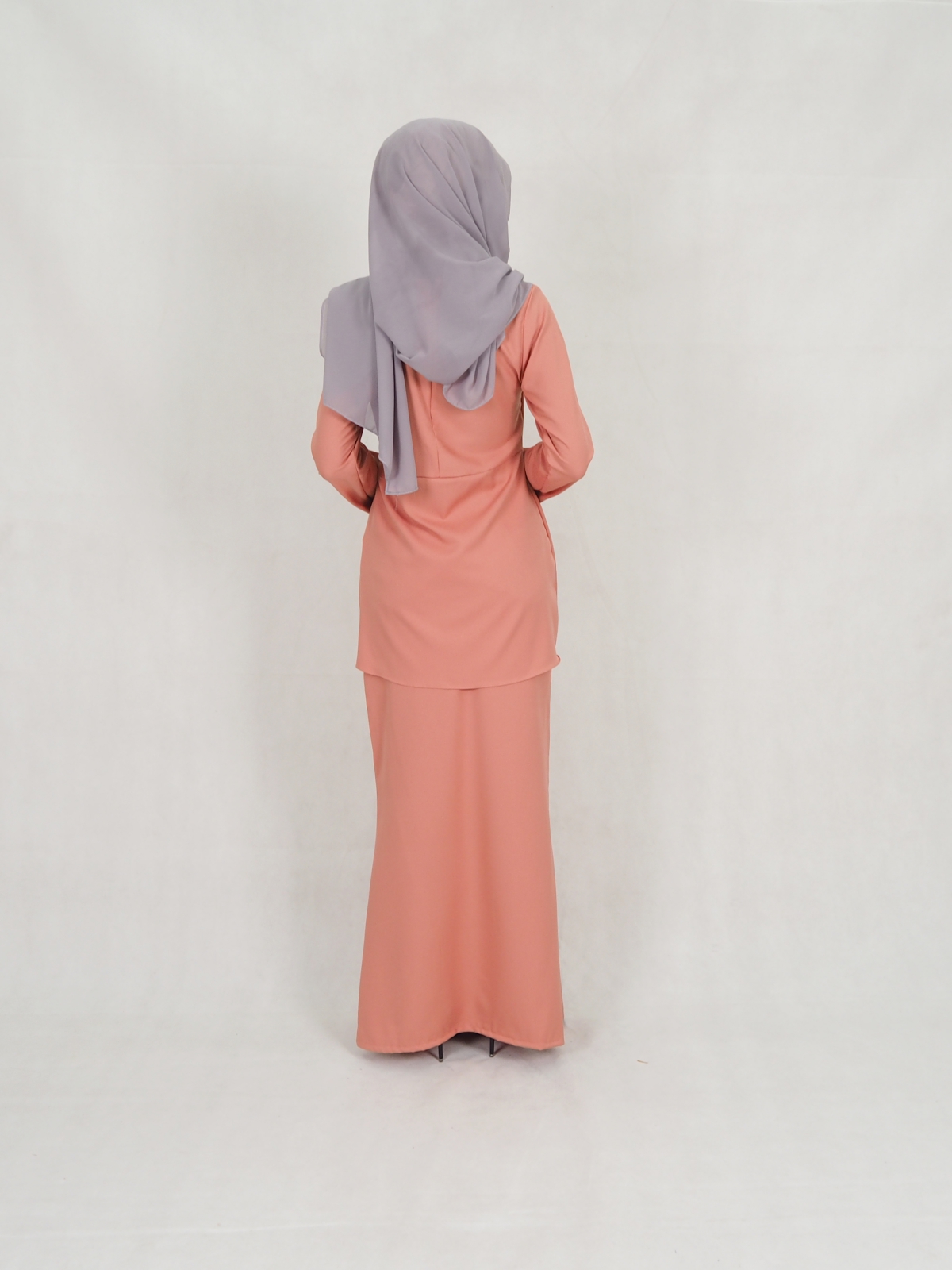 SW5239 BASIC MODERN KURUNG PEACH