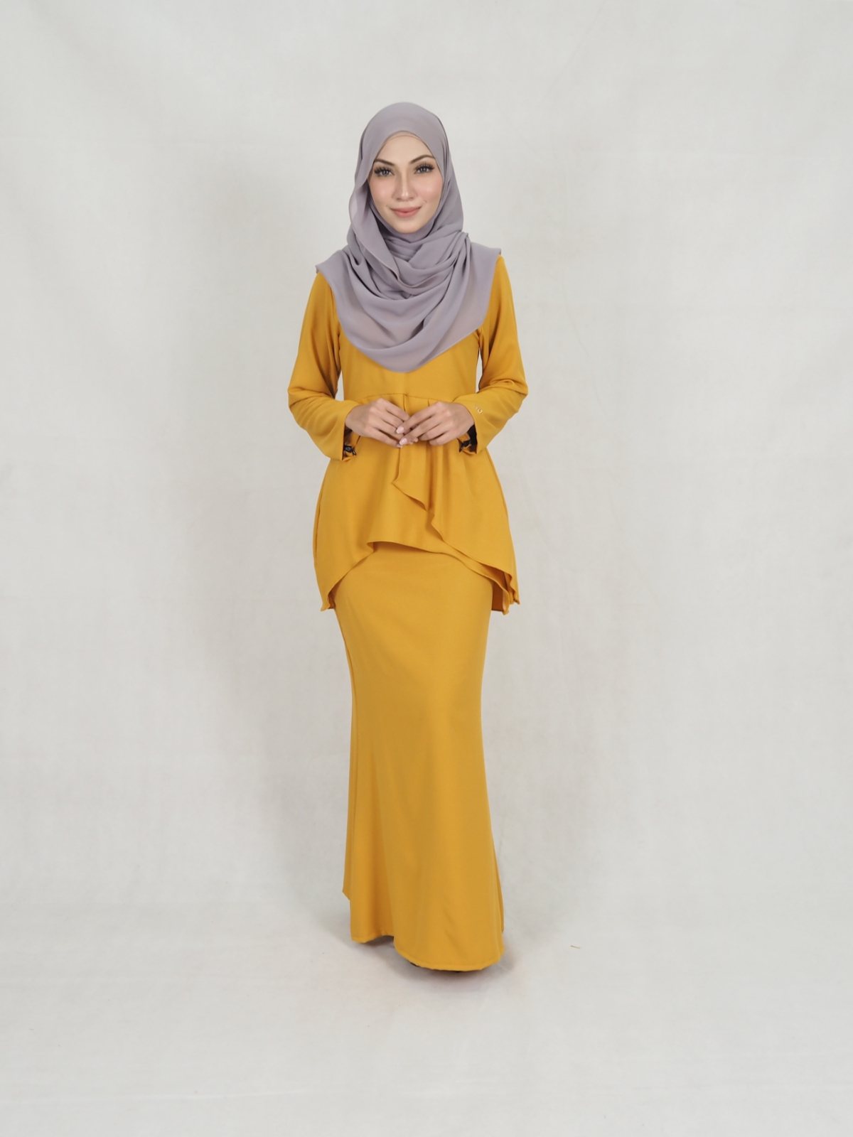 SW5239 BASIC MODERN KURUNG MUSTARD