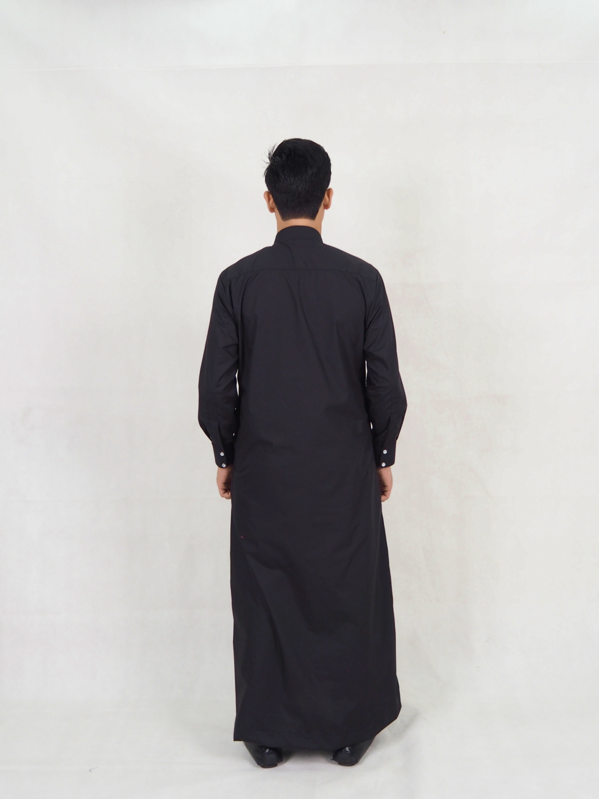 SW5295 STYLISH AMEEN MEN JUBAH BLACK